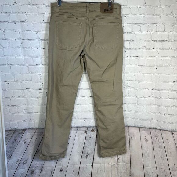 Duluth Mens Flex Fire Hose Brown Denim Jeans Standard Fit size W34 x L32 - Picture 5 of 11